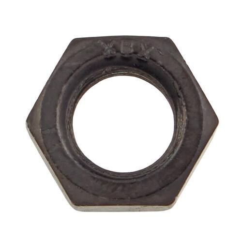 Deck Bolt 1/2 in. -13 with Exterior Hex Nut Black 25-Pack