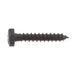 Lag Bolt 1/4 in. x 1-1/2 in. Hex Head Black Exterior (25-Pack) 3