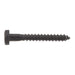 Lag Bolt 1/4 in. x 2 in. Hex Head Black Exterior (25-Pack) 3