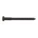 Lag Bolt 3/8 in. x 4 in. Hex Head Black Exterior (15-Pack) 3