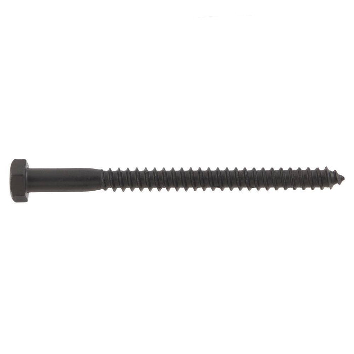 Lag Bolt 5/16 in. x 4 in. Hex Head Black Exterior (15-Pack) 3