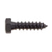 Lag Bolt 3/8 in. x 2 in. Hex Head Black Exterior (25-Pack) 3