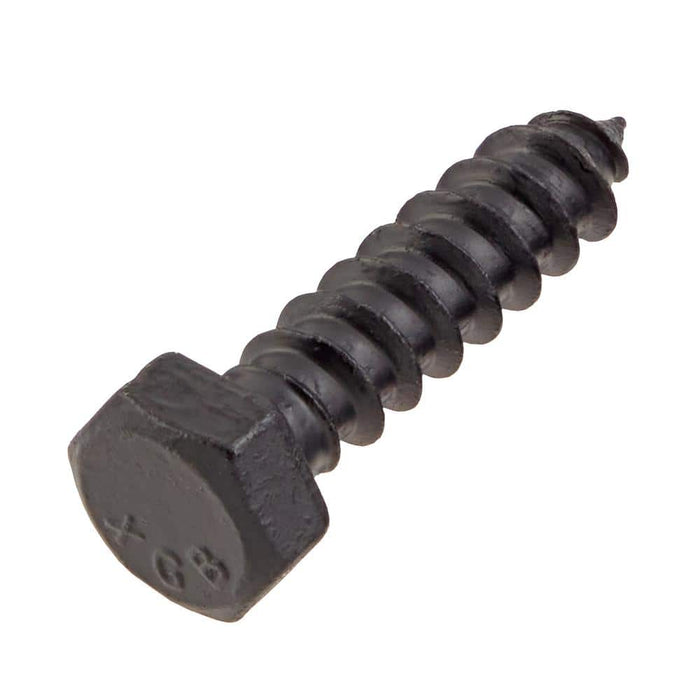 Lag Bolt 3/8 in. x 2 in. Hex Head Black Exterior (25-Pack) 2