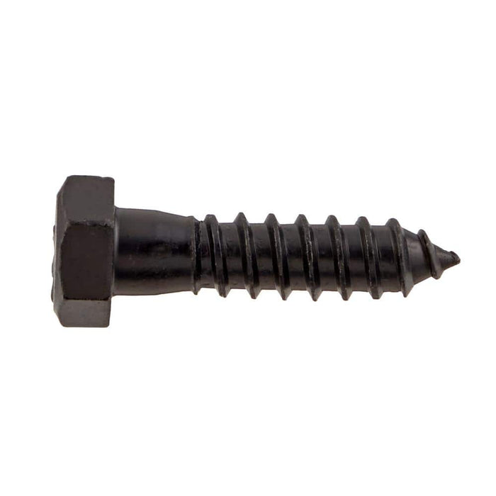 Lag Bolt 1/2 in. x 2 in. Hex Head Black Exterior (25-Pack) 3