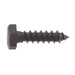 Lag Bolt 1/4 in. x 1 in. Hex Head Black Exterior (25-Pack) 3