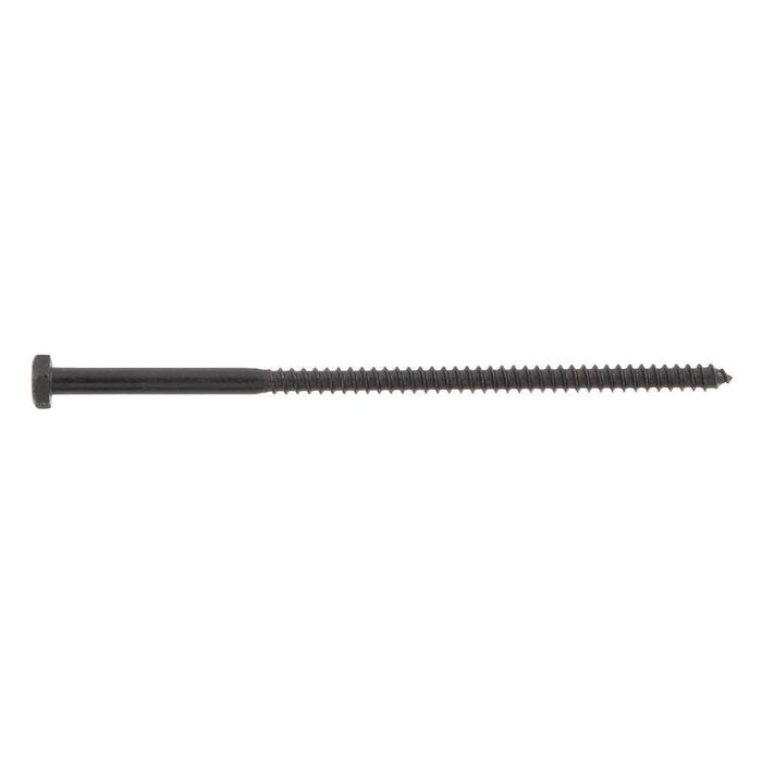 Lag Bolt 1/4 in. x 6 in. Hex Head Black Exterior (15-Pack) 3