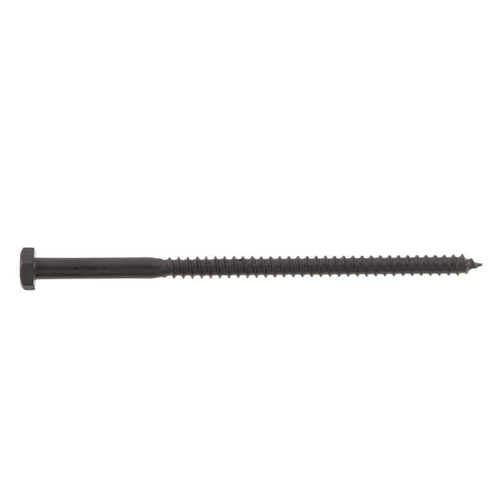 Lag Bolt 1/4 in. x 5 in. Hex Head Black Exterior (15-Pack) 3