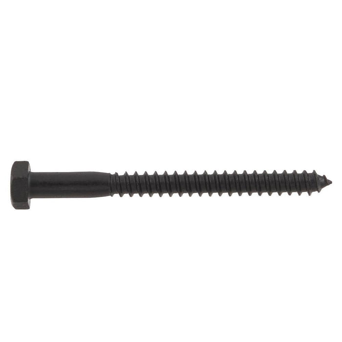 Lag Bolt 5/16 in. x 3-1/2 in. Hex Head Black Exterior (15-Pack) 3