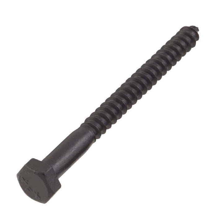 Lag Bolt 5/16 in. x 3-1/2 in. Hex Head Black Exterior (15-Pack) 2