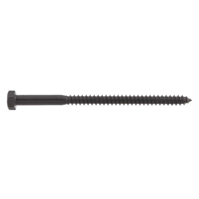Lag Bolt 5/16 in. x 5 in. Hex Head Black Exterior (15-Pack) 3