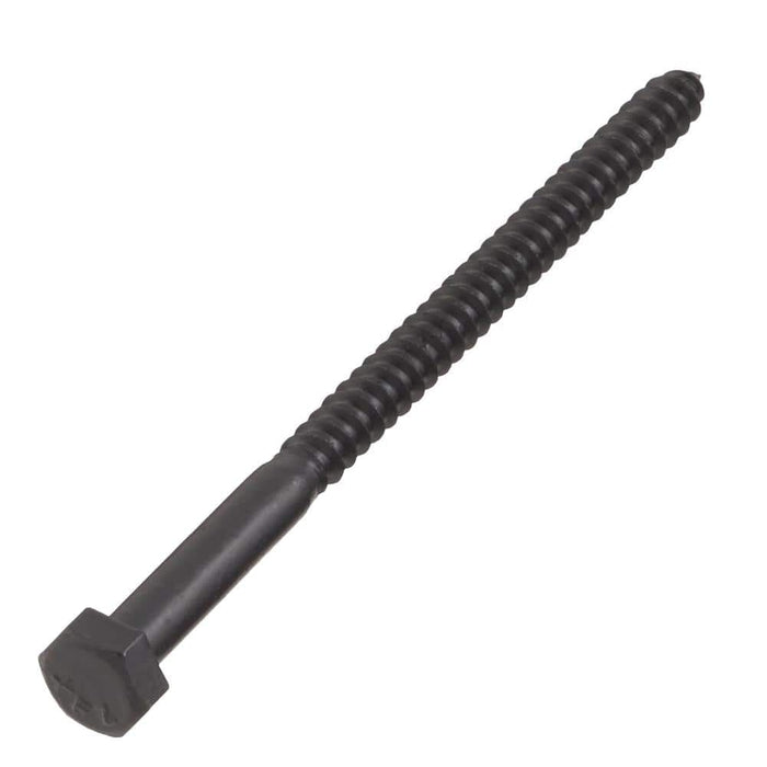 Lag Bolt 5/16 in. x 5 in. Hex Head Black Exterior (15-Pack) 2