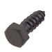 Lag Bolt 1/2 in. x 1-1/2 in. Hex Head Black Exterior (25-Pack) 2