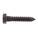 Lag Bolt 1/2 in. x 2-1/2 in. Hex Head Black Exterior (25-Pack) 3