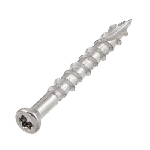 Wood Screw #7 x 1-5/8 in. Trim Head Torx Zinc Plated (180-Pack)