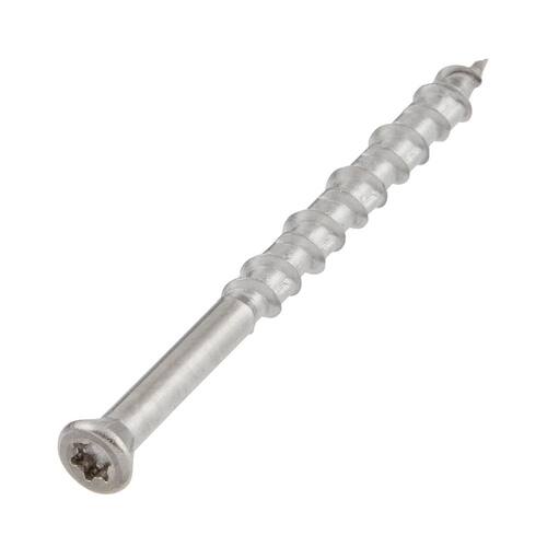 Wood Screw #7 x 2-1/4 in. Trim Head Torx Zinc Plated (650-Pack)