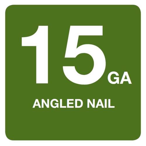 Finish Nails 2 in. x 15-Gauge 34-Degree Angled Bright with 2500 Pcs