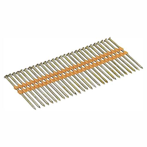 Metal Framing Nails Ring Shank Galvanized 0.131 in. x 3 in. 2000 pcs