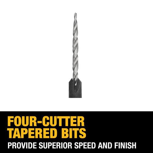 Steel Countersink Drill Bit Set (3-Piece)