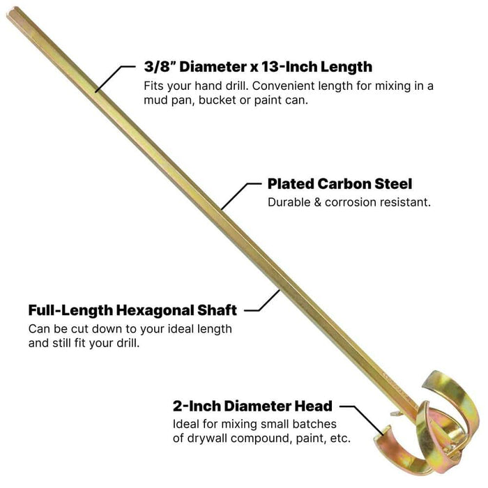 Mixing Paddle 13 in. with 2 in. Head 2