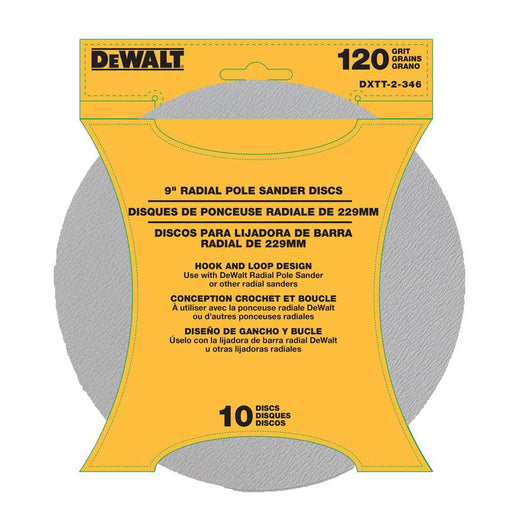 Sanding Disk 120-Grit 9 in. (10-Pack) 1