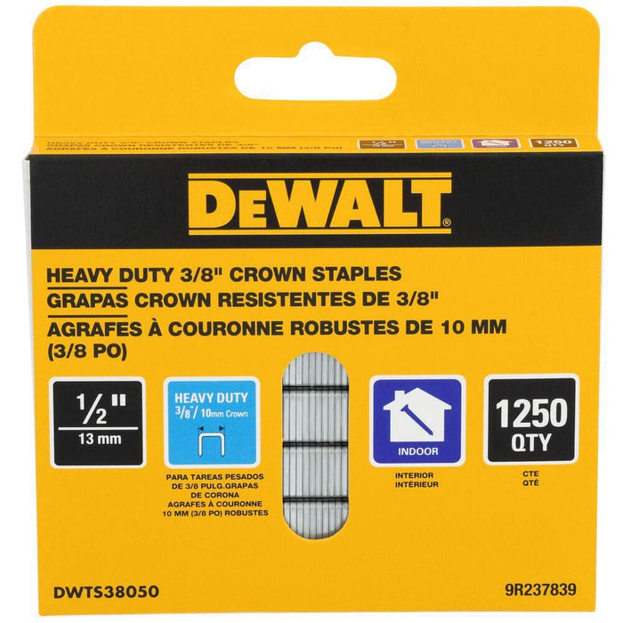 Construction Staple 1/2 in. Leg x 3/8 in. Crown Glue Collated Bright (1250-Pack) — view 2