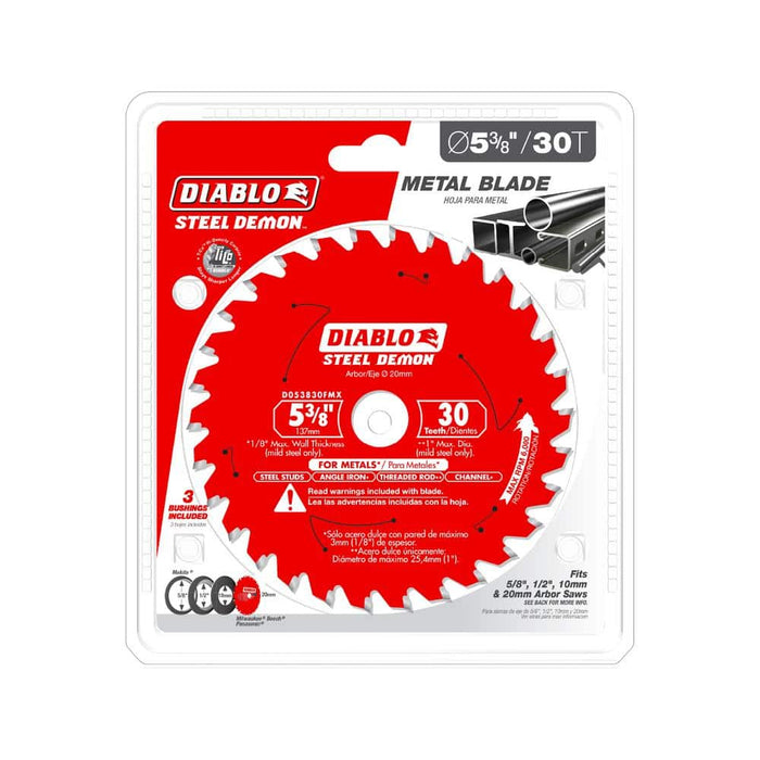 Saw Disc 5-3/8 in. x30-Teeth Metal Bushings