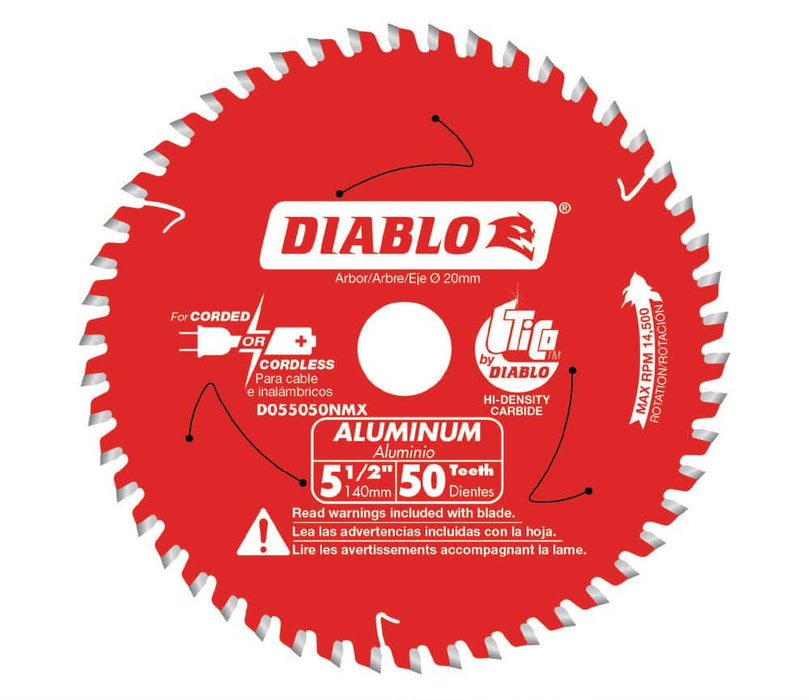 Saw Disc 5-1/2 in. x50-Teeth Aluminium