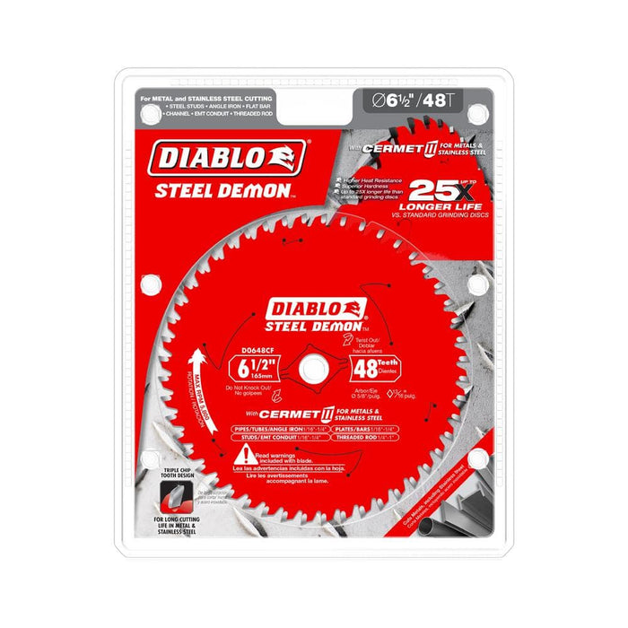 Saw Disc 6-1/2 in. x48-Teeth Metal