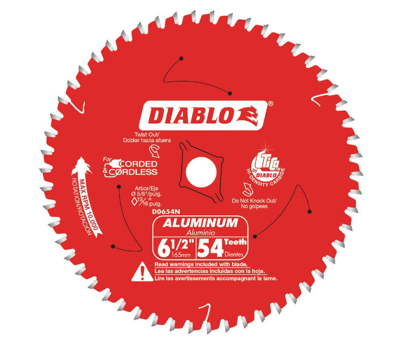Saw Disc 6-1/2 in. x54-Teeth Aluminium