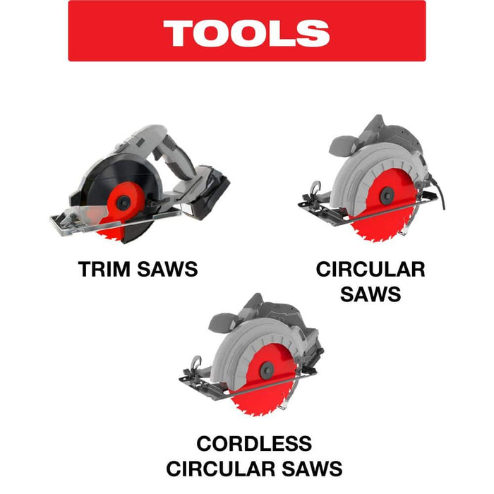Saw Disc 6-1/2 in. x60-Teeth Wood Finish