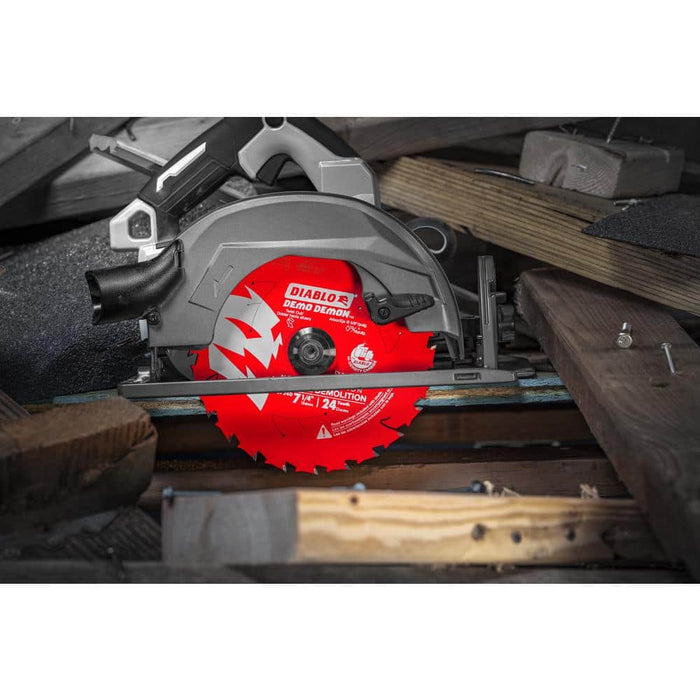 Saw Disc 7-1/4 in. 24-Teeth Wood and Nails Demolition