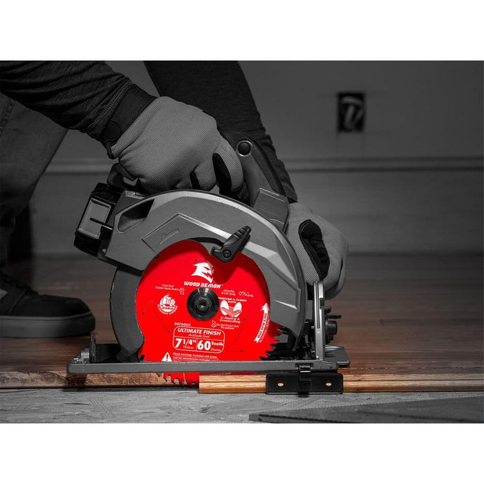 Saw Disc 7-1/4 in. x60-Teeth Wood Ultimate Finish Cabide