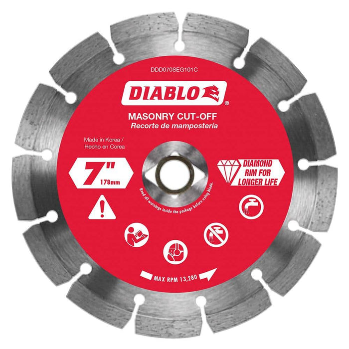 Cutting Disc 7 in. Masonry Segmented Rim Diamond