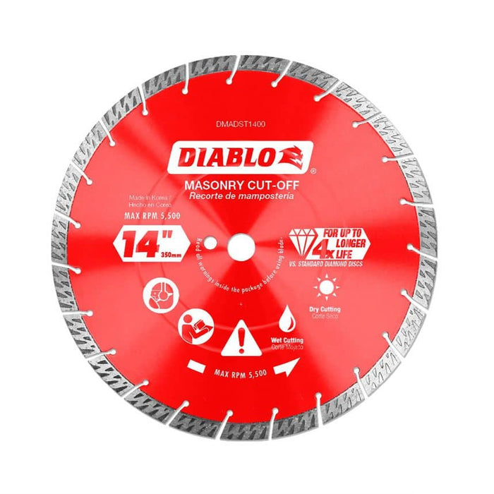 Cutting Disc 14 in. Masonry Segmented Turbo Diamond