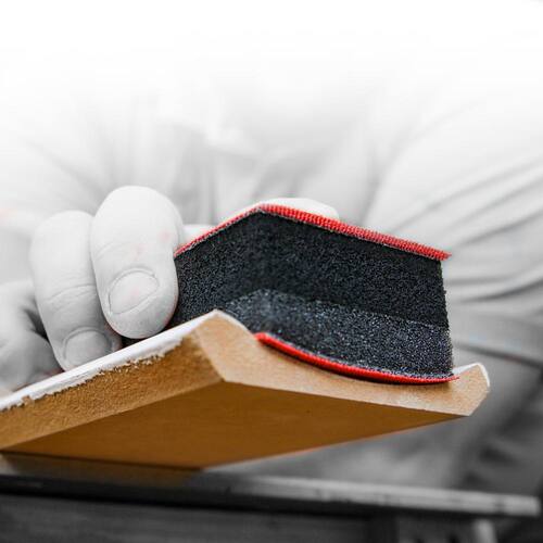 Sanding Sheets, SandNET, Reusable, 80-Grit, 2-3/4 in. x 5 in.