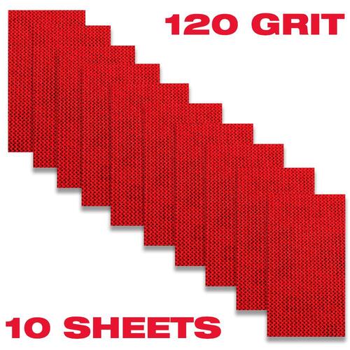 Sanding Sheets, SandNET, Reusable, 120-Grit, 2-3/4 in. x 5 in.