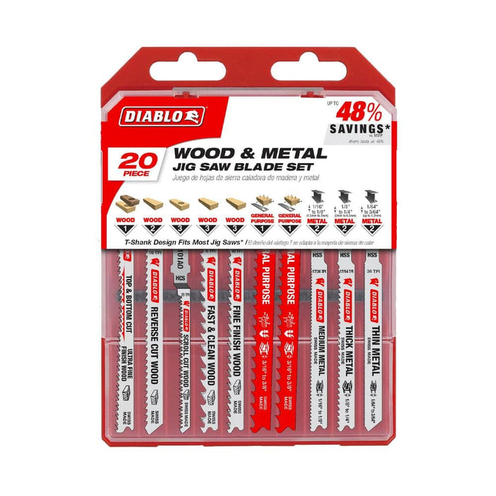 Saw Blade Multipurpose T-Shank (20-Pack)