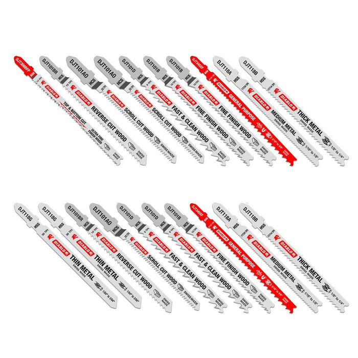 Saw Blade Multipurpose T-Shank (20-Pack)