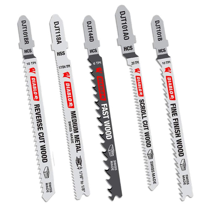 Saw Blade Set Multipurpose T-Shank (5-Pack)