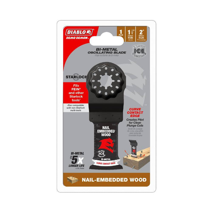Oscillating Blade 1-1/4 in. Wood and Nails Starlock Bi-Metal