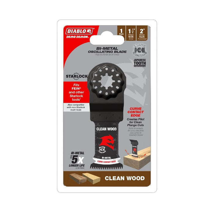 Oscillating Blade 1-1/4 in. Wood Bi-Metal Starlock