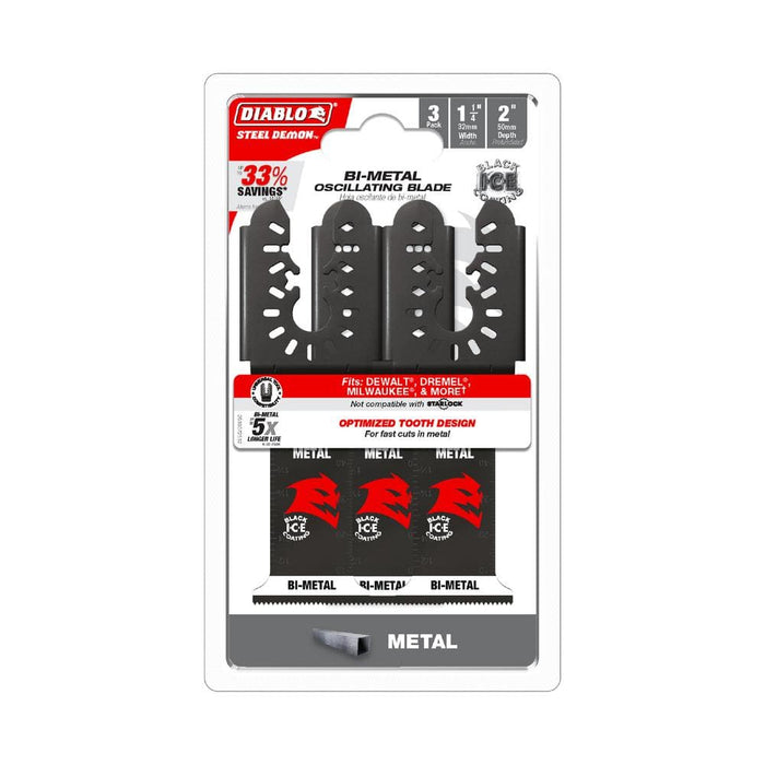 Oscillating Blade 1-1/4 in. Metal Bi-Metal (3-Pack)