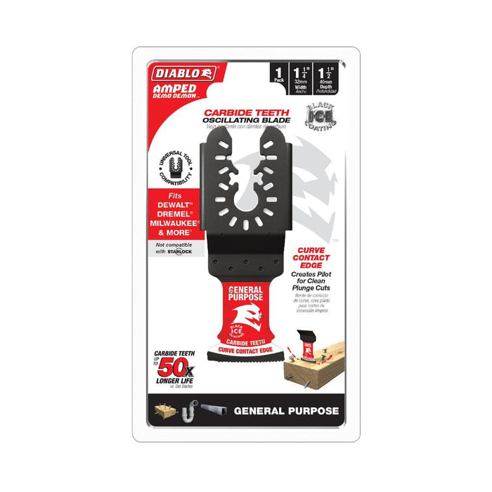 Oscillating Blade 1-1/4 in. Multipurpose Amped Carbide