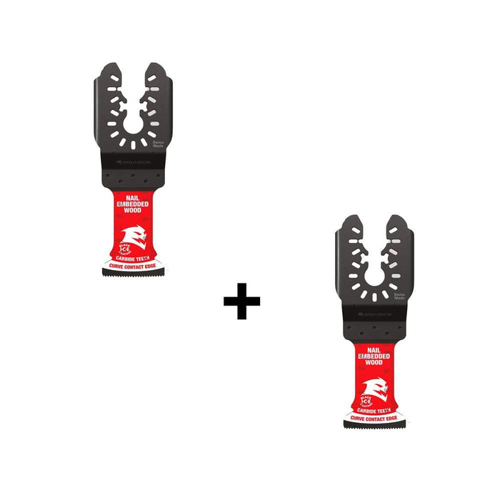 Oscillating Blade 1-1/4 in. Wood and Nails Carbide (2-Pack)
