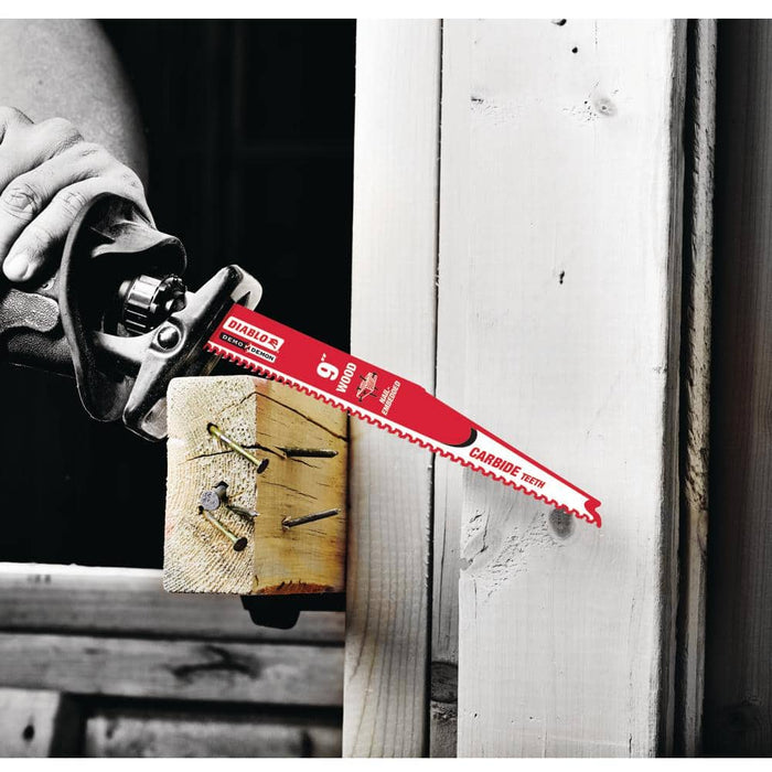 Saw Blade 6 in. 5/7 TPI Wood and Nails Carbide Reciprocating