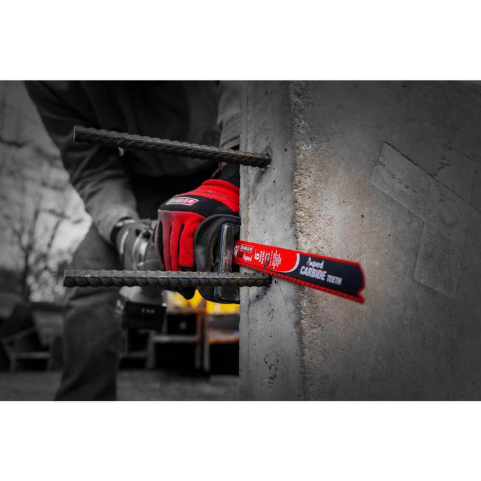 Saw Blade 6 in. 8 TPI Thick Metal Carbide Amped Reciprocating