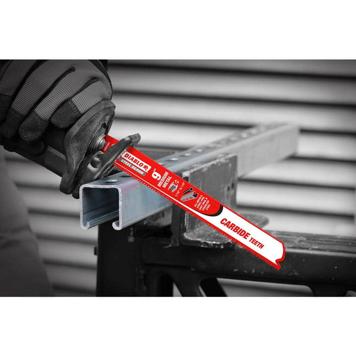 Saw Blade 6 in. 10 TPI Medium Metal Carbide Reciprocating