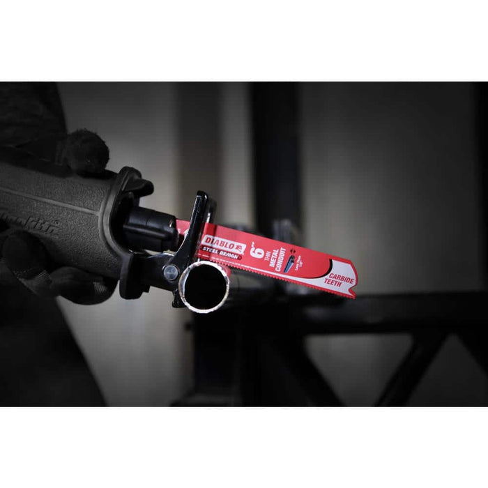 Saw Blade 6 in. 12 TPI Thin Metal Carbide Reciprocating