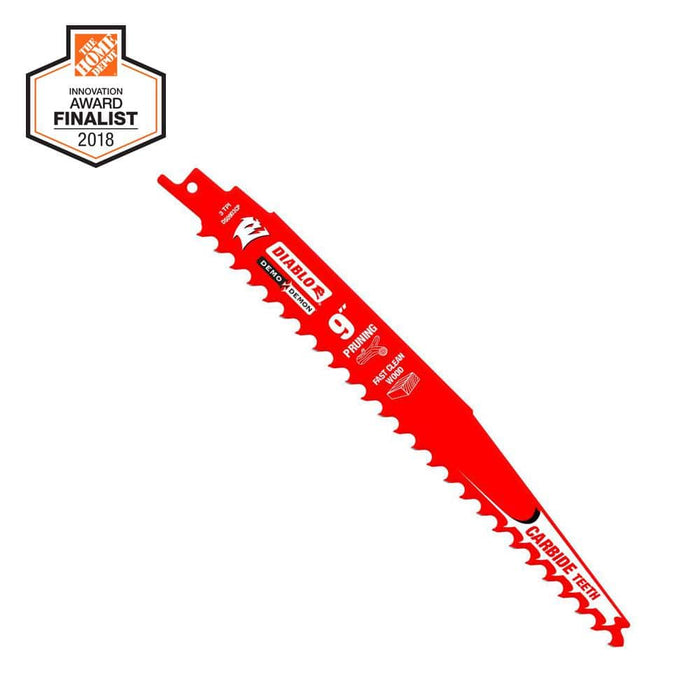 Saw Blade 9 in. 3 TPI Wood and Nails Carbide Reciprocating (3-Pack)