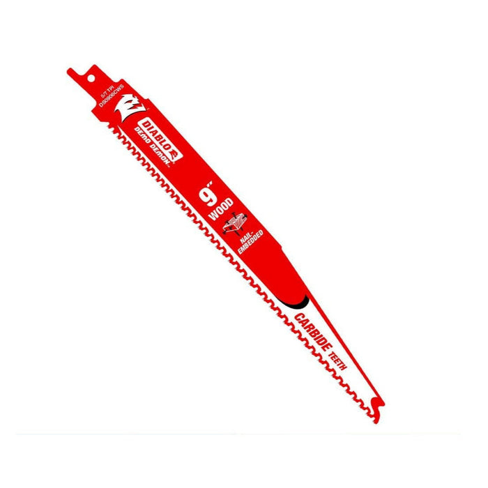 Saw Blade 9 in. 5/7 TPI Wood and Nail Carbid Reciprocating